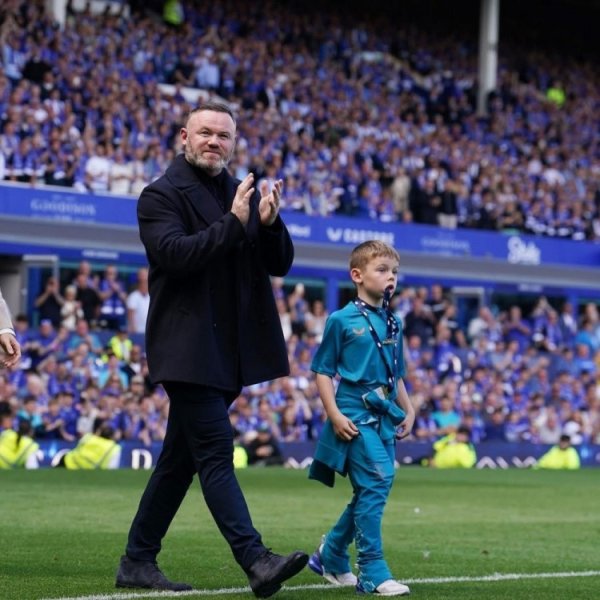 Where the dream begins! Rooney Social Media: Have a special day at Goodison Park with my kids